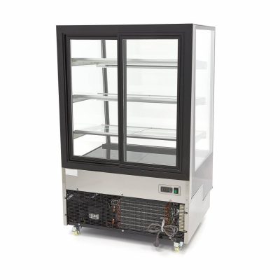 Vitrine à gâteaux 400 Litres 90 cm sur roues – Image 4