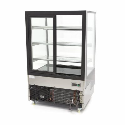 Vitrine à gâteaux 400 Litres 90 cm sur roues – Image 5