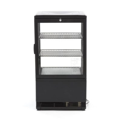 Vitrine réfrigérée 58 Litres noir – Image 2