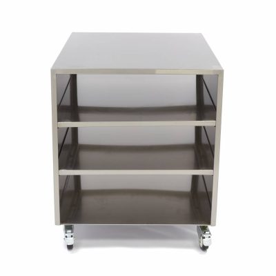 Table Inox sur roues 60 x 80 cm – Image 4