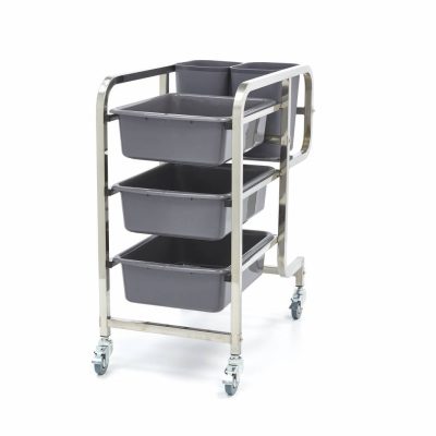 Chariot de Nettoyage Avec 5 Bacs – Image 4