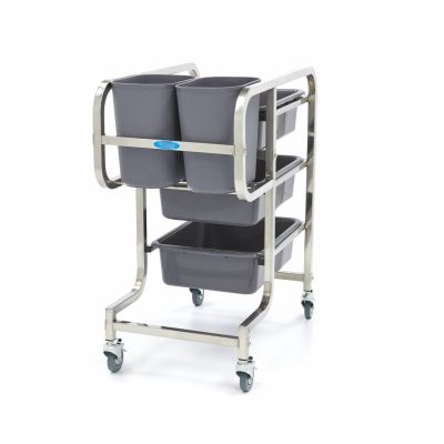 Chariot de Nettoyage Avec 5 Bacs – Image 8