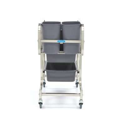 Chariot de Nettoyage Avec 5 Bacs – Image 2