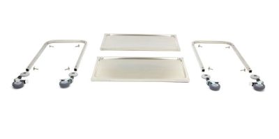 Chariot de Service en Inox 2 plateaux – Image 4