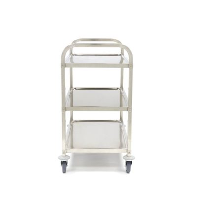 Chariot de Service en Inox 3 Plateaux – Image 4
