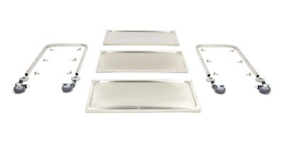 Chariot de Service en Inox 3 Plateaux – Image 3