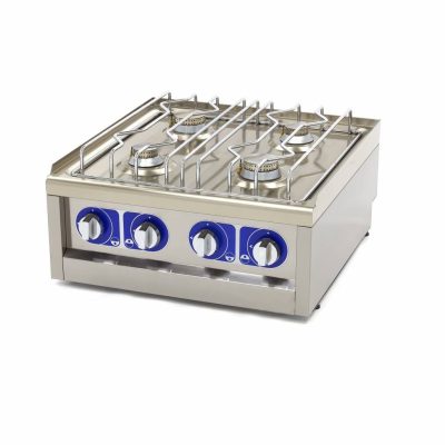 4 Brûleurs Gaz - Table de Cuisson 60 cm