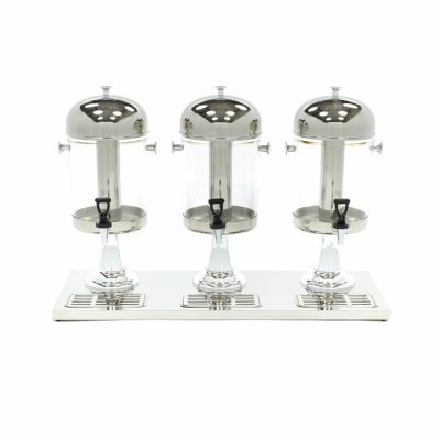 3 x 8 Litres Distributeur de Jus de boisson Professionnel Triple – Image 2