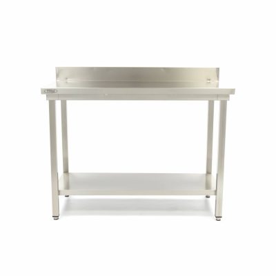 Table en Inox 70 x 140 cm<br/><a href="https://distri-kahwa.ma/leaderprice/produit/table-en-acier-inoxydable-140-x-70-cm-hauteur-reglable-avec-dosseret/"><strong><font color="blue"><font size="3px">Existe avec dosseret -></font></font></strong></a> – Image 2