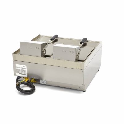 2 x 10 Litres Friteuse Électrique 60 cm – Image 3