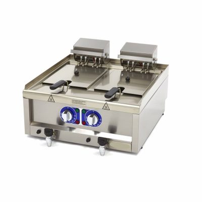 2 x 10 Litres Friteuse Électrique 60 cm