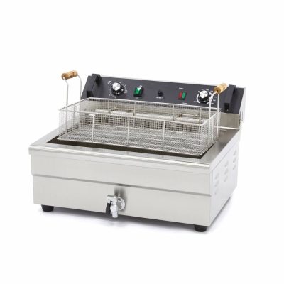 Friteuse 1 x 20L Électrique avec Robinet – Image 2