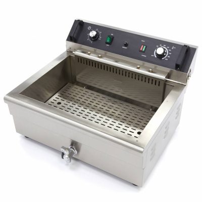 Friteuse 1 x 20L Électrique avec Robinet – Image 9
