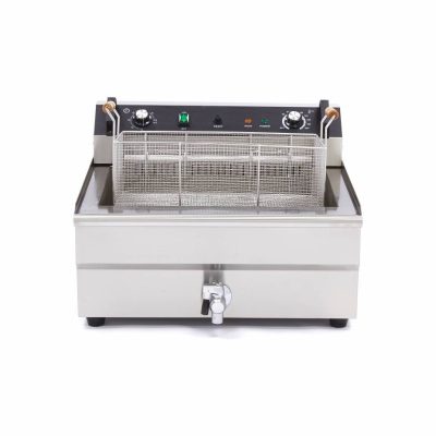 Friteuse 1 x 30L Électrique avec Robinet – Image 4