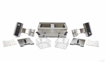 Friteuse 2 x 16L Électrique avec Robinet – Image 7