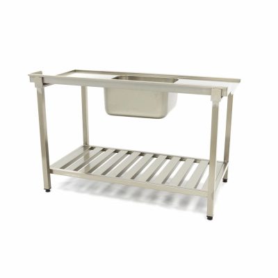 160 x 75 cm Lave-Vaisselle Table d'entrée avec Évier – Image 3