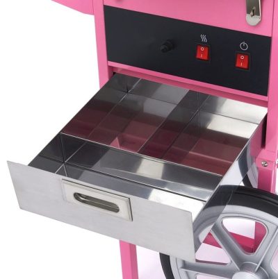 Machine à barbe à papa avec chariot Diamètre 52cm - Rose – Image 10