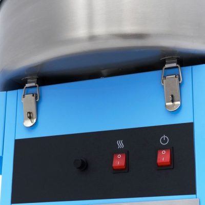 Machine à barbe à papa avec chariot Diamètre 52cm - Bleu – Image 11
