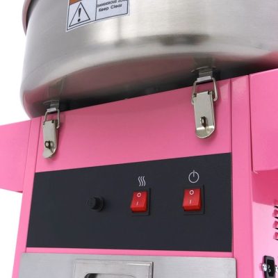 Machine à barbe à papa avec chariot Diamètre 52cm - Rose – Image 13