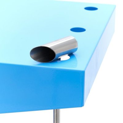 Machine à barbe à papa avec chariot Diamètre 52cm - Bleu – Image 16