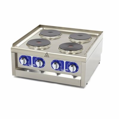 4 Brûleurs Électrique - Table de Cuisson 60 cm