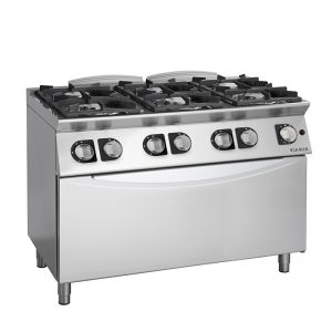 6 Feux Vifs + Four 70 cm 129307