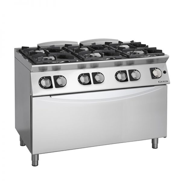 6 Feux Vifs + Four 70 cm 129307