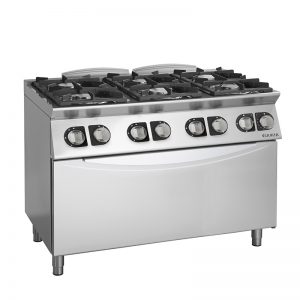 6 Feux Vifs + Four Electrique 70 cm 129308