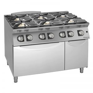 6 Feux Vifs + Four + Placard 70 cm 129305