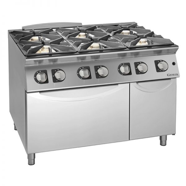 6 Feux Vifs + Four + Placard 70 cm 129305