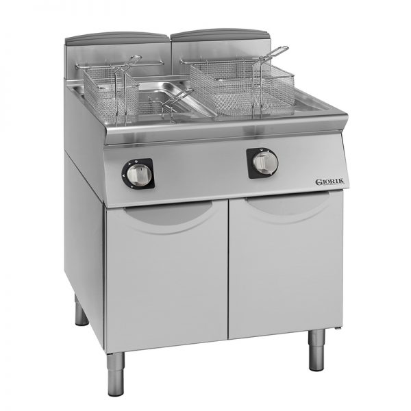 Friteuse à Gaz 2 Cuves 13 Litres 70 cm 129398