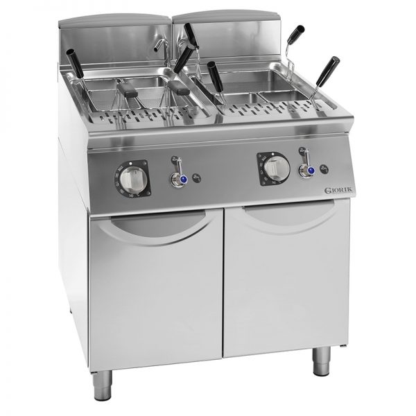 Cuiseur de Pâtes 2 Cuves 26L 70 cm 129430