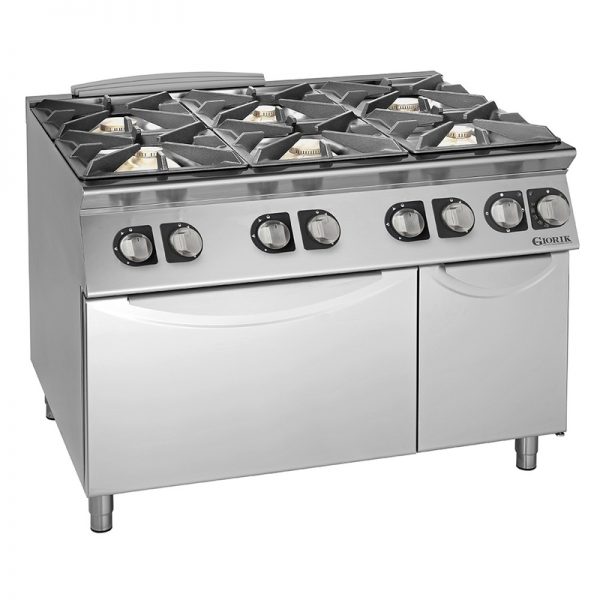 Gazinière 6 feux + Four + Placard 90 cm 129535