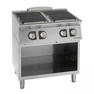 cuisinière 4 surfaces carrées 90 cm 129556