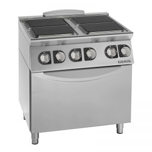 cuisinière 4 surfaces carrées + Four 90 cm 129559
