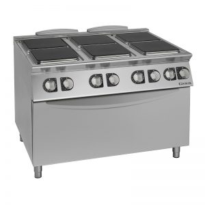 cuisinière 6 surfaces carrées + Four 90 cm 129561