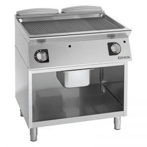 Grill Gaz 2 Surfaces Rainurées 90 cm 129577