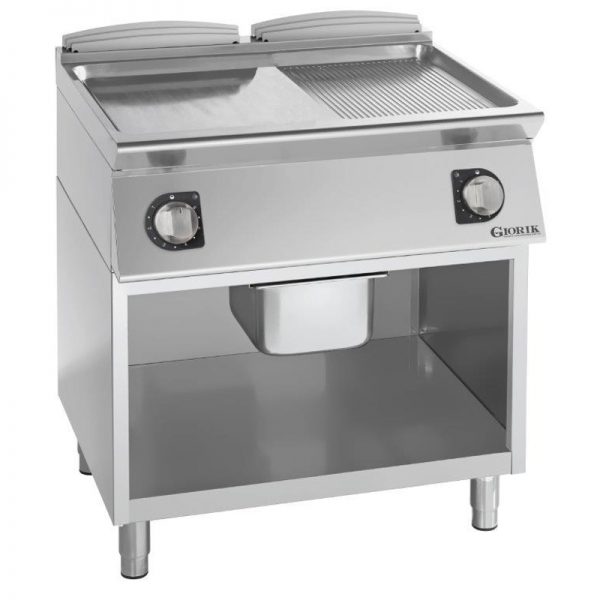 Grill Electrique 1 Lisse + 1 Rainurée 90 cm 129595