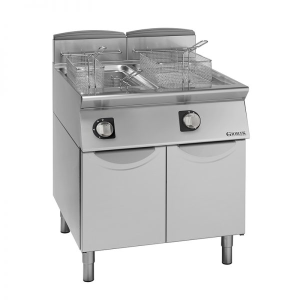 Friteuse à Gaz 2 Cuves 17 Litres 70 cm 129391