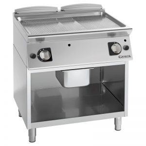 Grill Gaz 2 Surfaces Rainurées 70 cm 134046