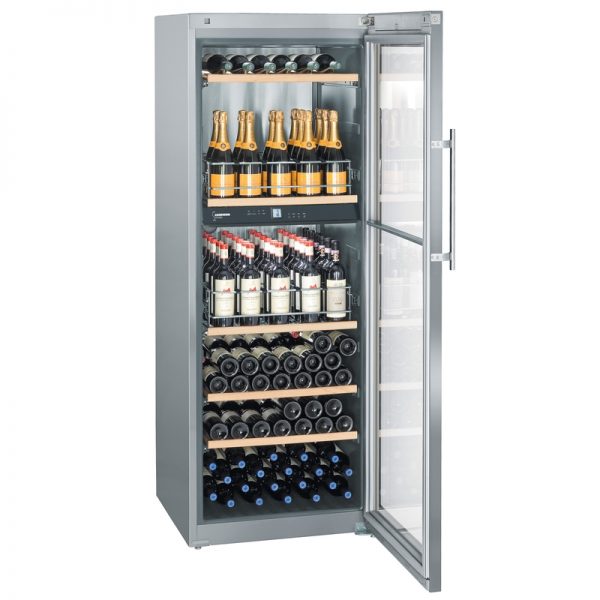 Cave à vin 2 zones température indépendantes 155 bouteilles 133227