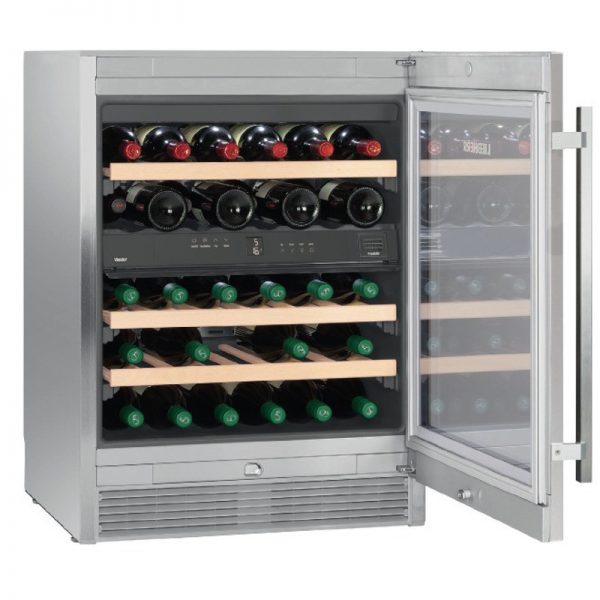 Cave à vin 2 zones température indépendantes 34 bouteilles 133224