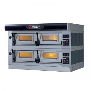 Four à sole, serieP, 2 chambres, 2x8 pizzas ø30 ou 2X2 pizzas ø45 ou 2x3 plaques de 600x400 113210