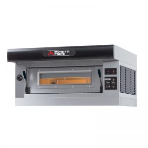 Four à sole, serieP, avec moufle entièrement en pierre réfractaire avec résistances intégrées, 1 chambre, 6 pizzas ø30 ou 2 pizzas ø45 ou 2 plaques 600x400 113193