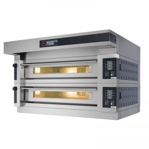 Four à sole, serie S, 2 chambres, 2×12 pizzas ø30 ou 2×8 pizzas ø35 ou 2×4 plaques 600×400 132405