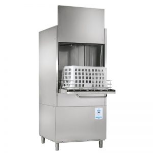 Lave-batterie, paniers 650x700, hauteur de passage 650 mm, avec break tank 114482