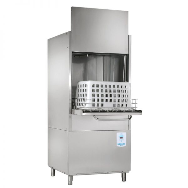Lave-batterie, paniers 650x700, hauteur de passage 650 mm, avec break tank 114482