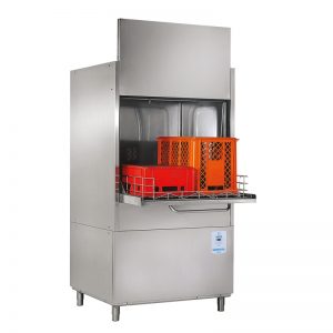 Lave-batterie, paniers 810x700, hauteur de passage 650 mm, avec break tank 114483
