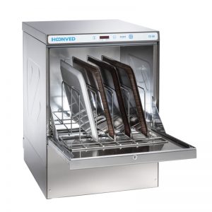 Lave-vaisselle / Lave-ustensiles polyvalent, paniers 500x600, hauteur de passage 400 mm 104766