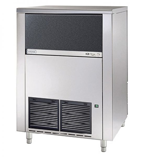 Machine à glaçons pleins 134 kg/24h réserve 65kg condenseur air pompe de vidange 128797